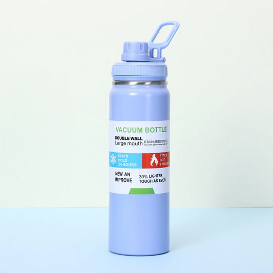 Insulated Water Bottle 700ml Stainless Steel Leakproof BPA Free Sports Flask Gym