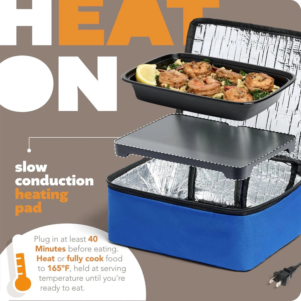 Mini Lunch Box Electrico Portatil Calentador Comida Para Trabajo Oficina Viaje