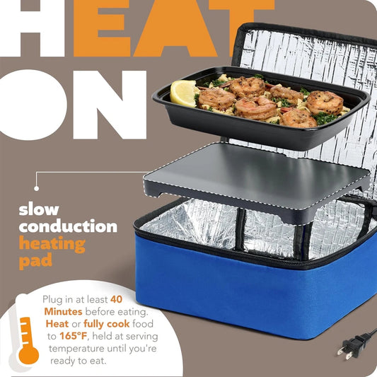 Mini Lunch Box Electrico Portatil Calentador Comida Para Trabajo Oficina Viaje